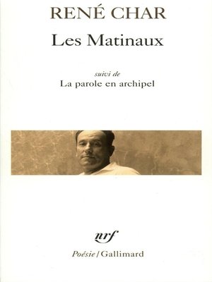 cover image of Les Matinaux / La Parole en archipel